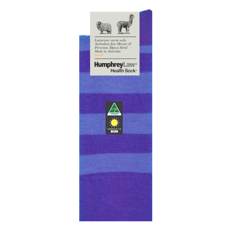 Humphrey Law Alpaca & Merino Stripe Socks