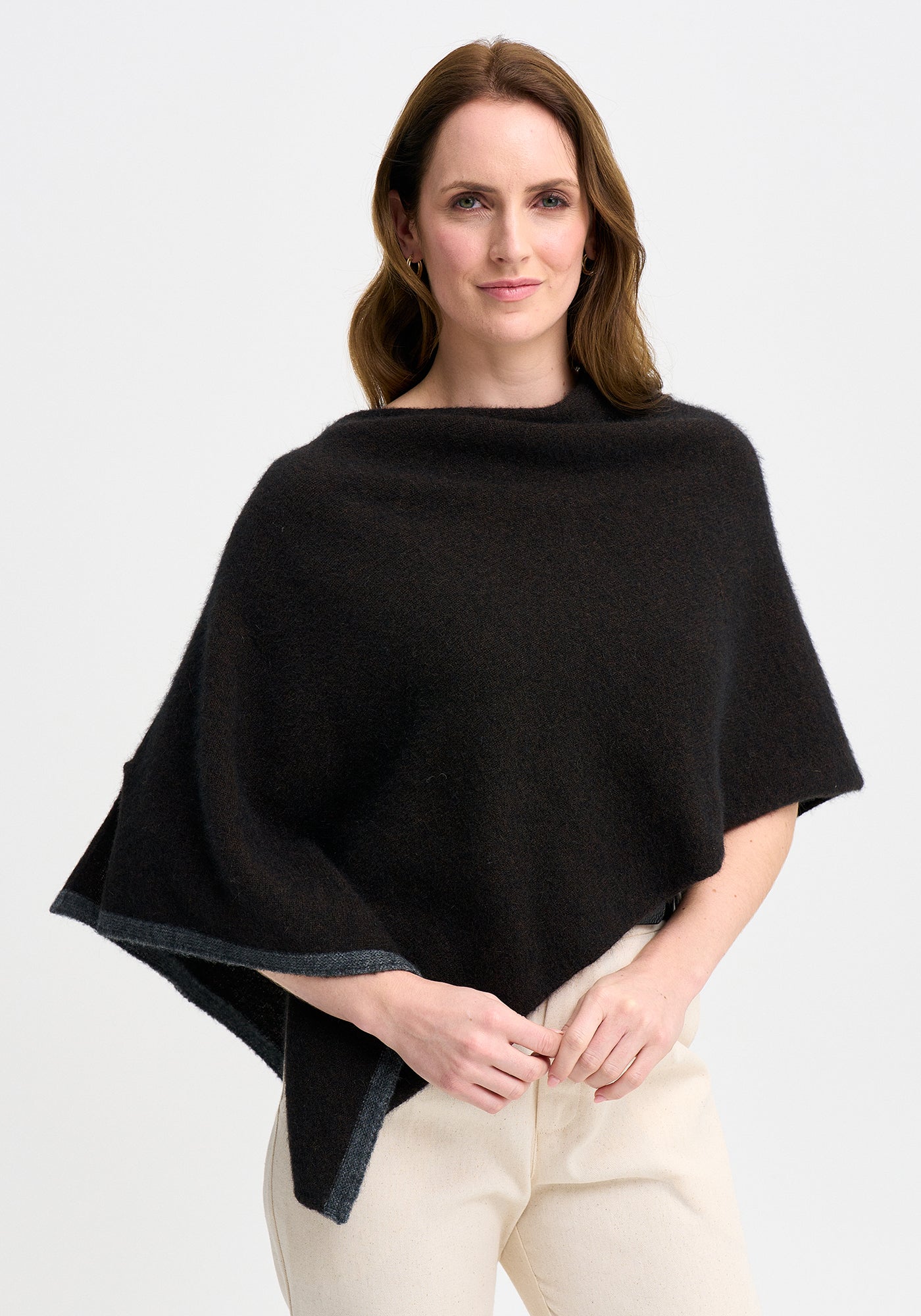 Merinomink Two Tone Poncho