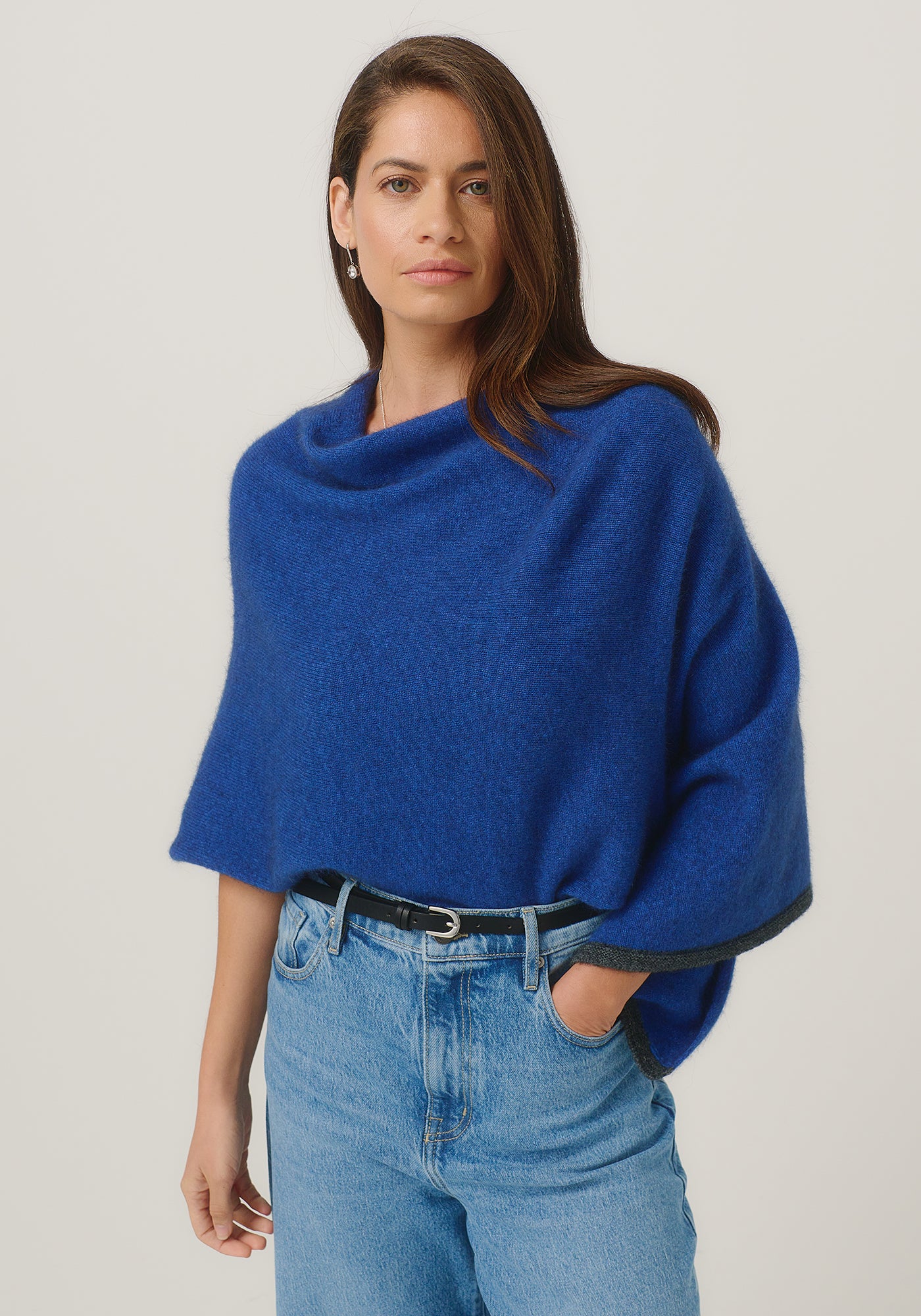 Merinomink Two Tone Poncho