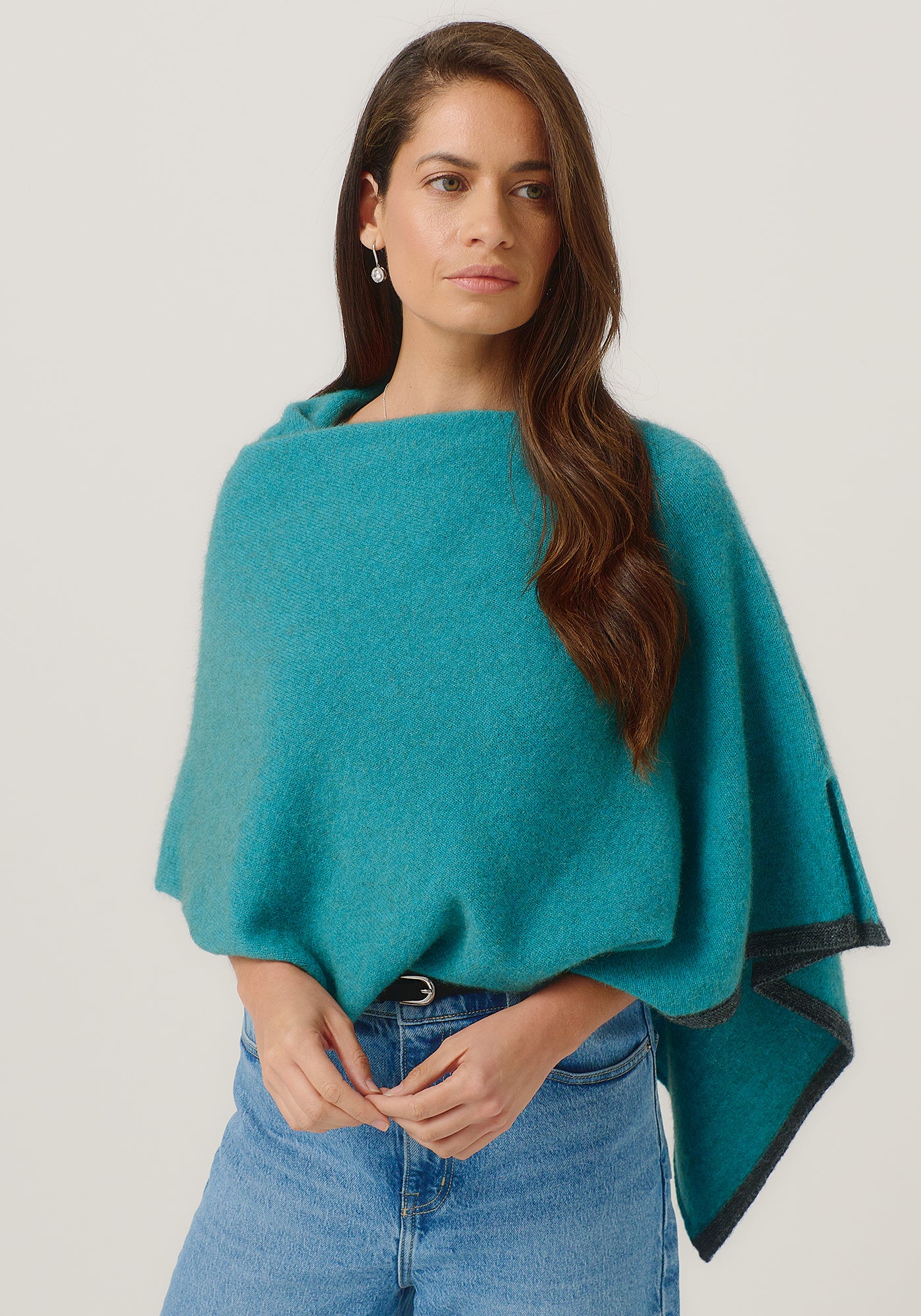 Merinomink Two Tone Poncho