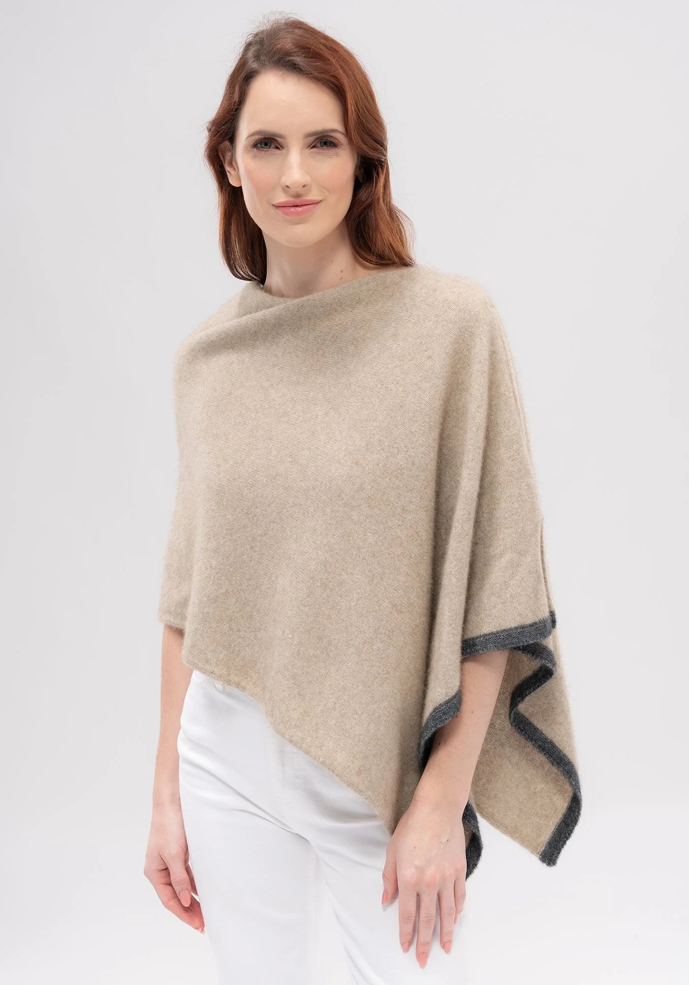 Merinomink Two Tone Poncho