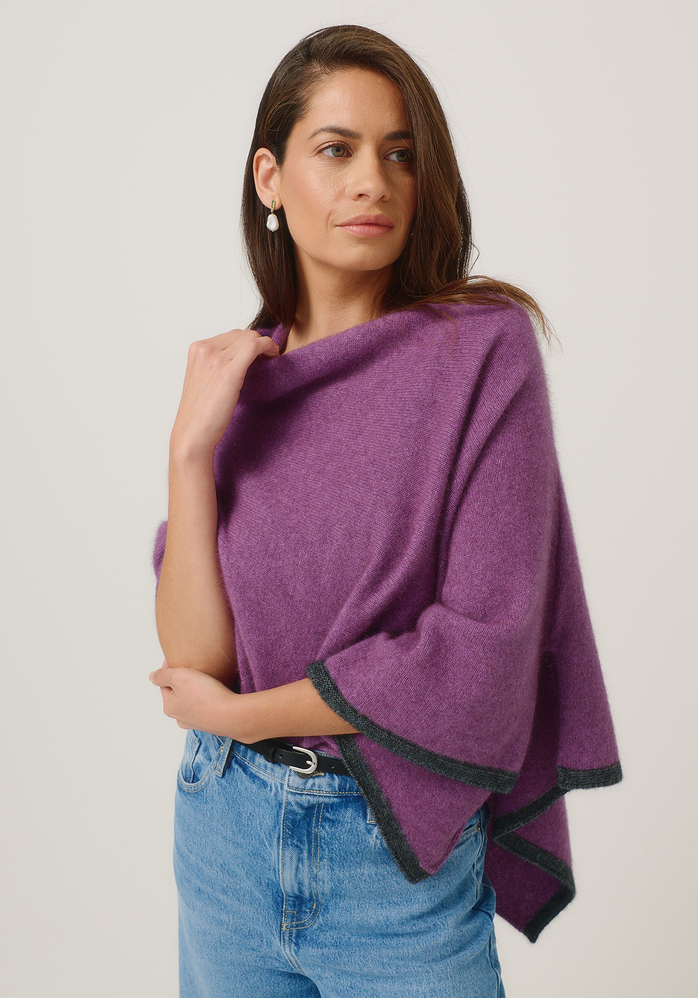 Merinomink Two Tone Poncho