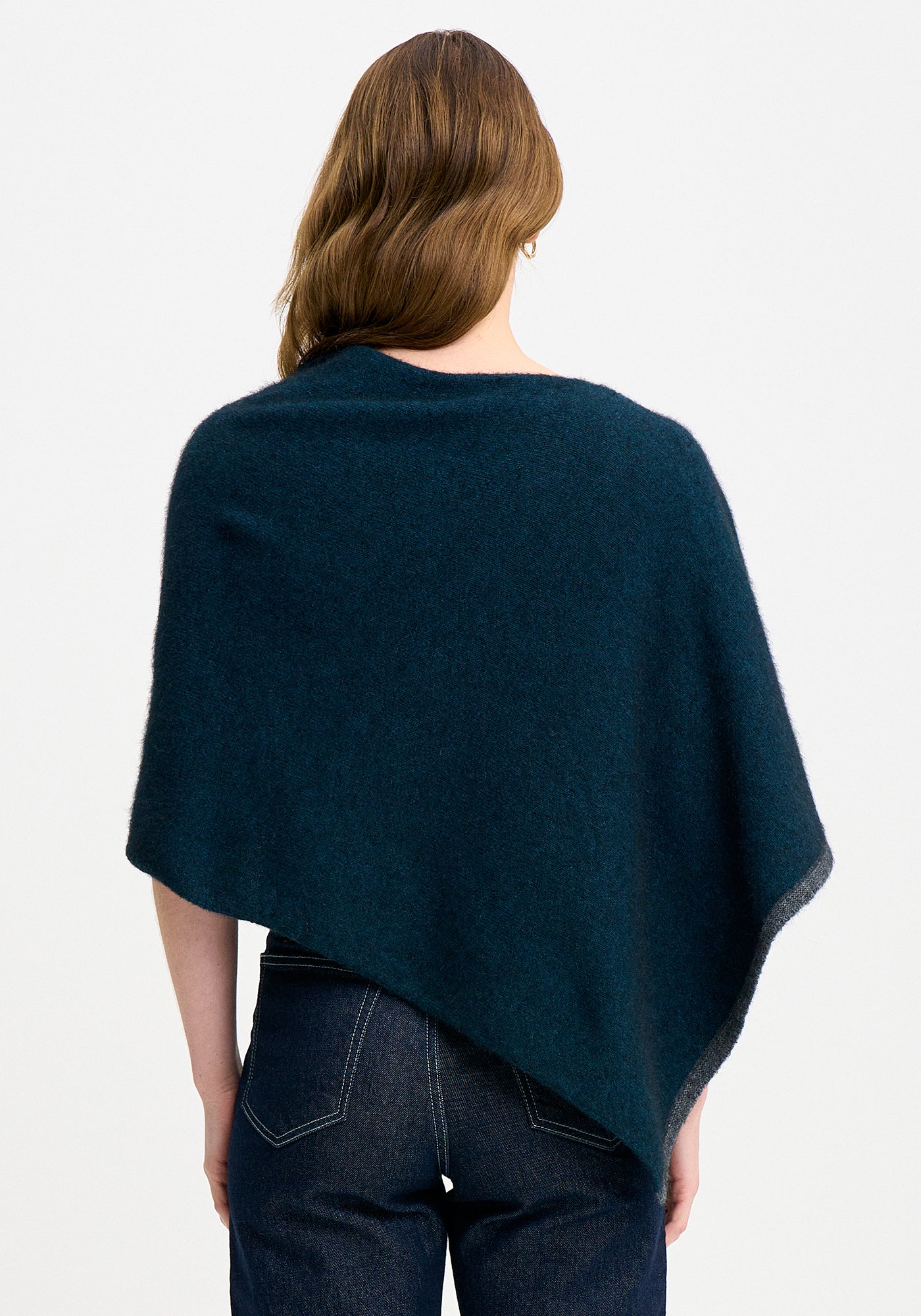 Merinomink Two Tone Poncho