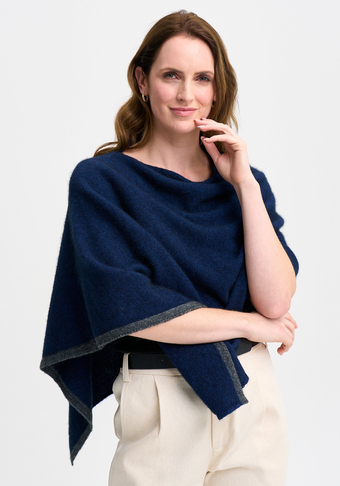 Merinomink Two Tone Poncho