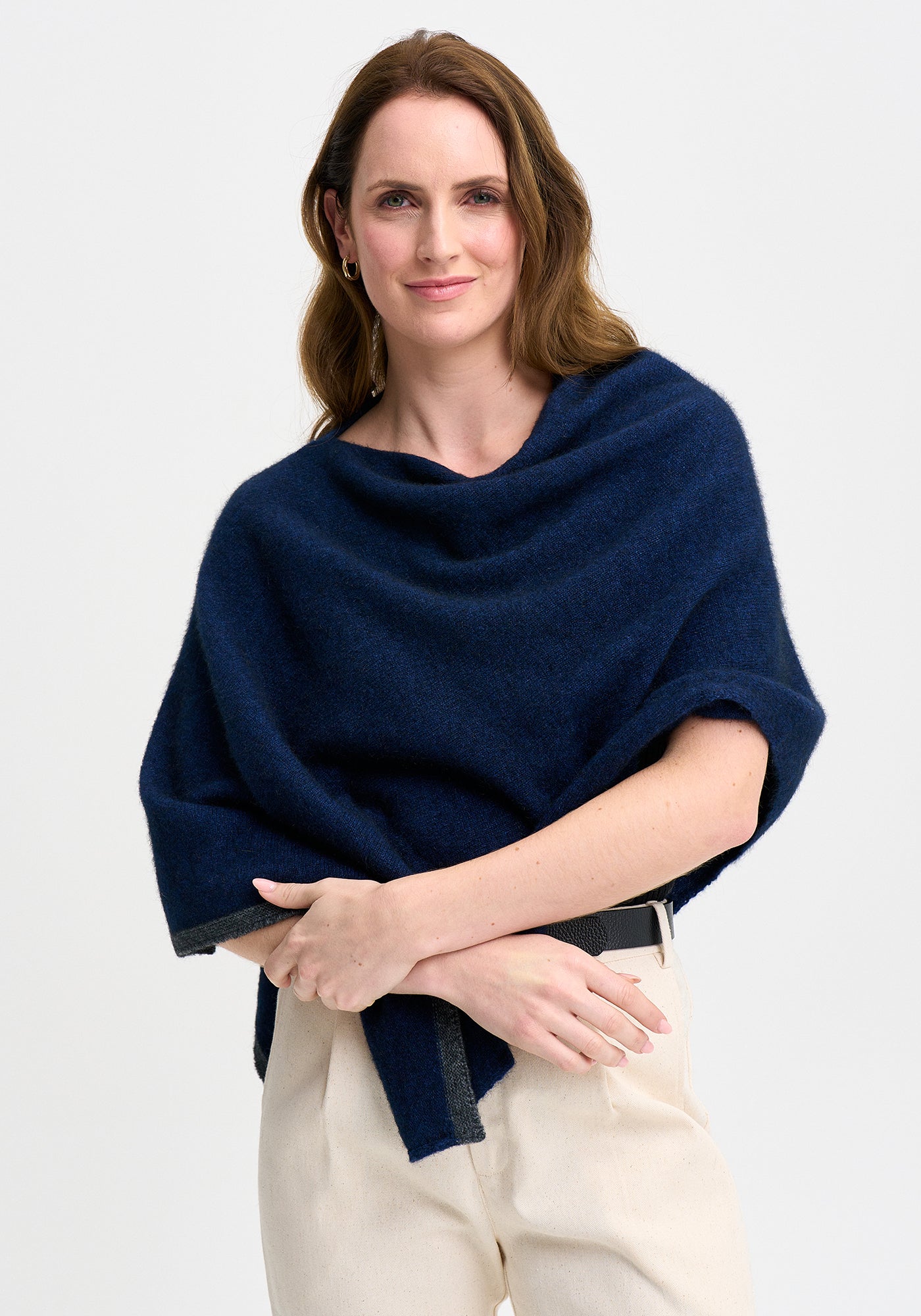 Merinomink Two Tone Poncho