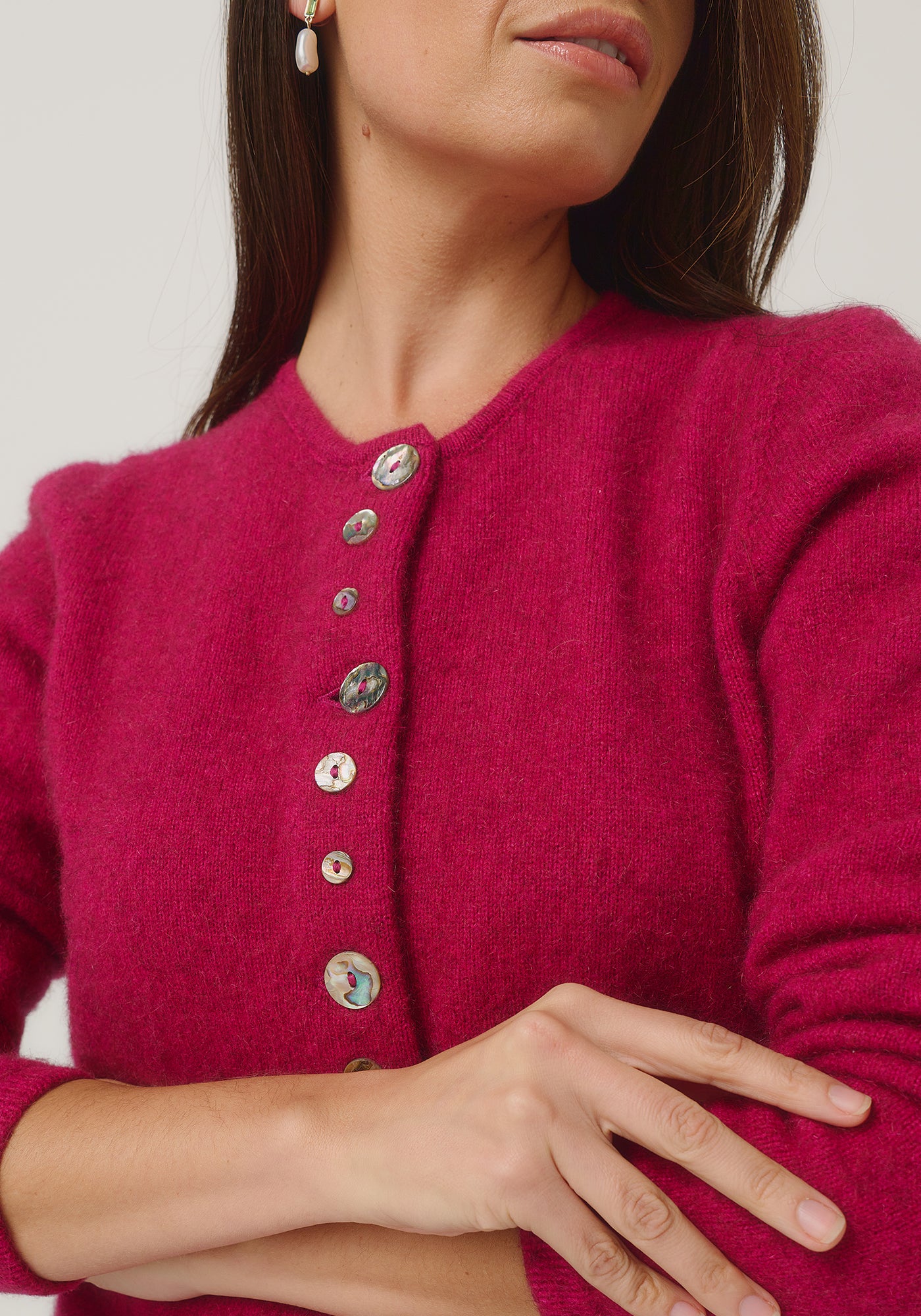 Merinomink Shell Merino Possum Cardigan