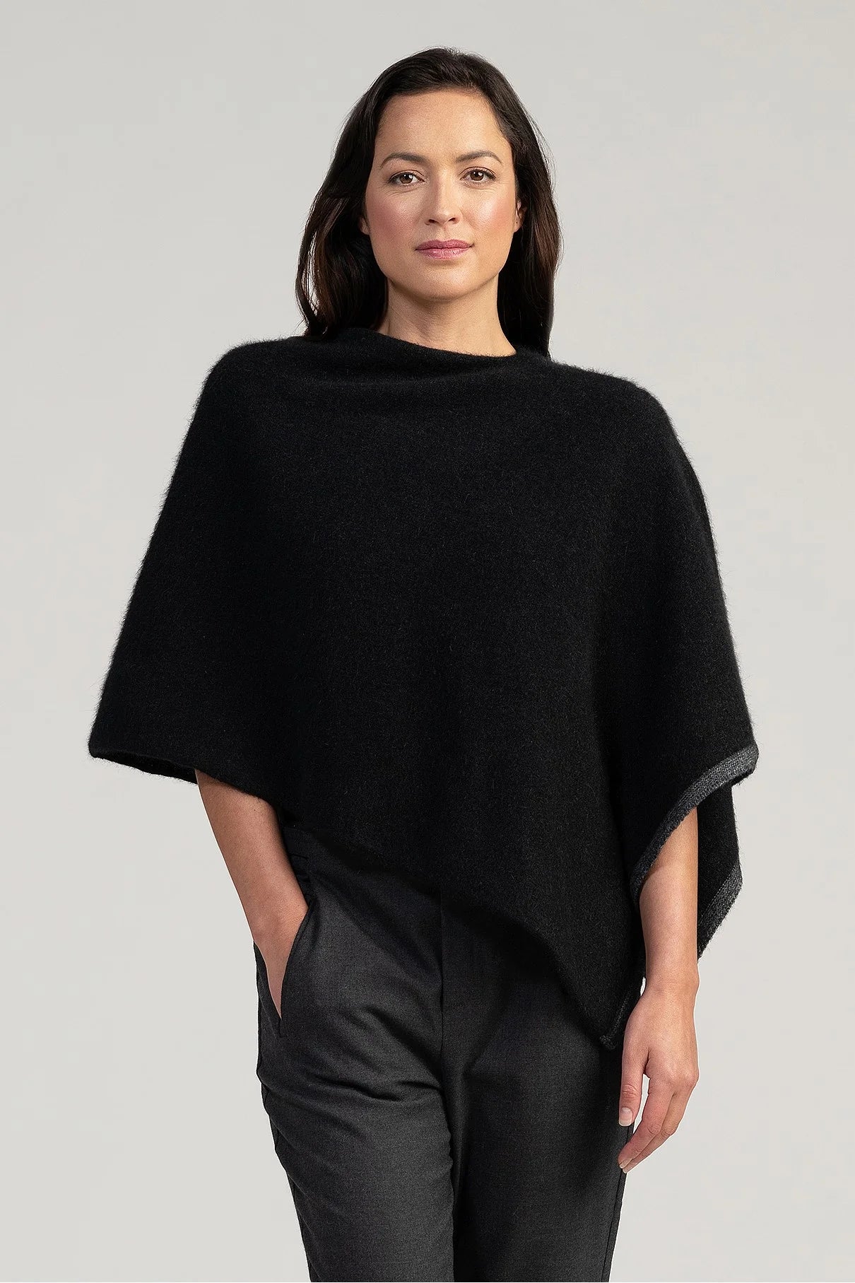 Merinomink Two Tone Poncho
