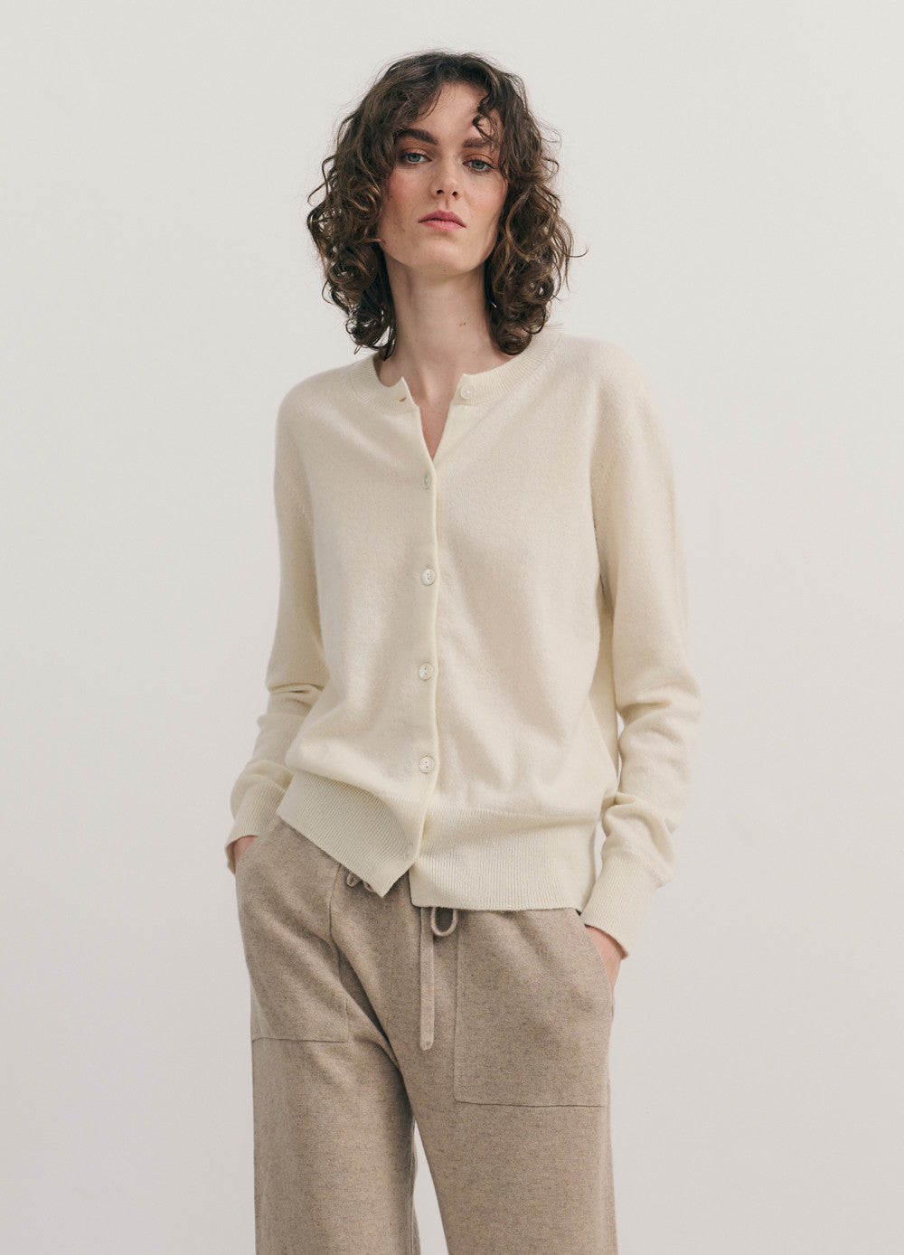 Cashmerism Crew Neck Cardigan