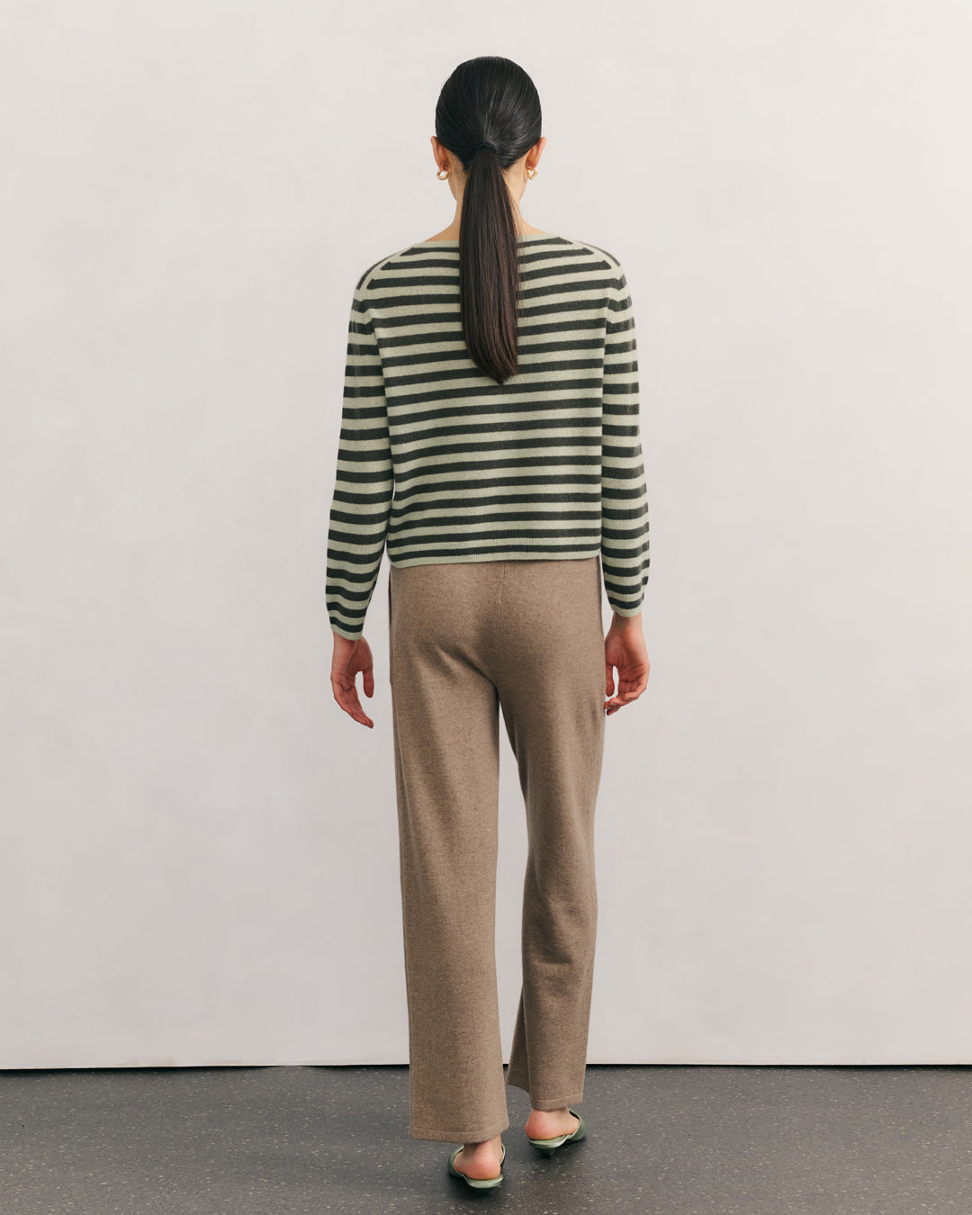 Cashmerism Striped Cardigan
