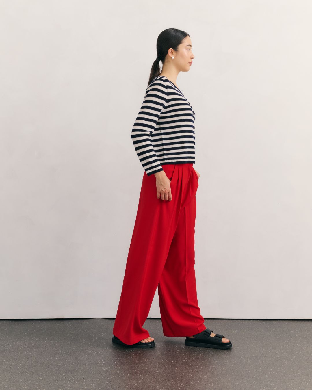 Cashmerism Striped Cardigan