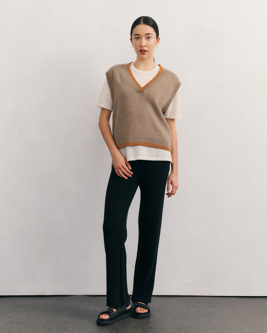 Cashmerism V Neck Vest
