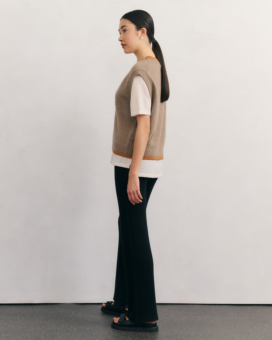 Cashmerism V Neck Vest