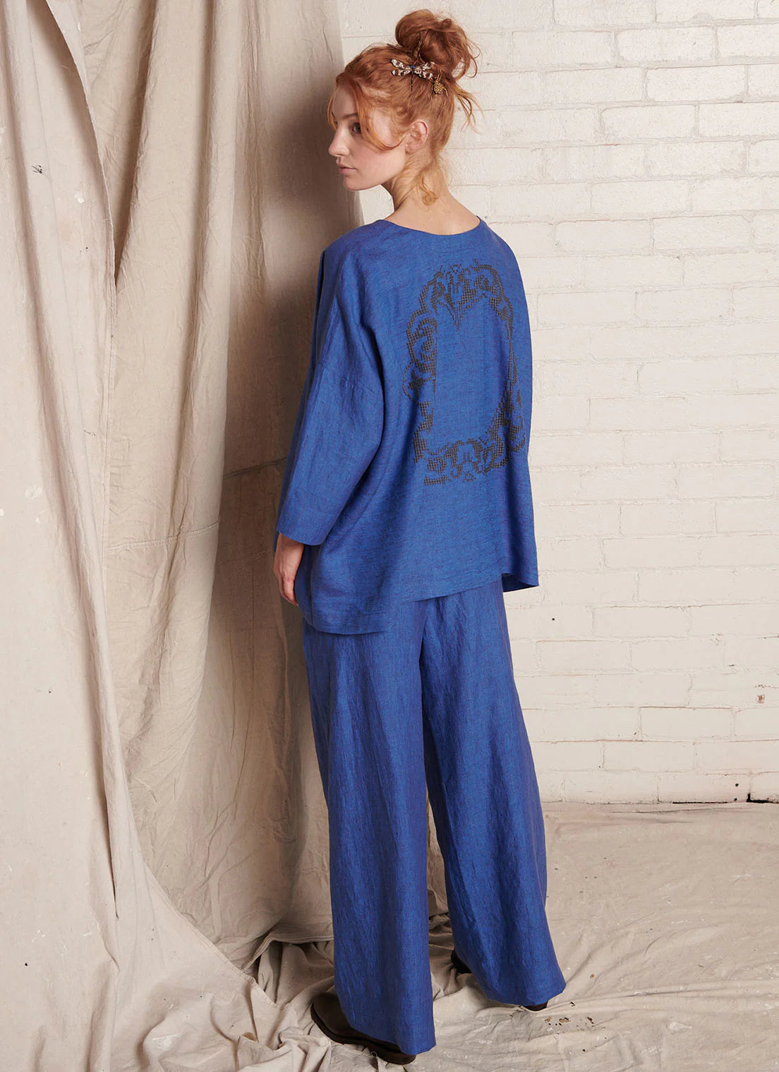 Brigid McLaughlin Cross Stitch Ela Top