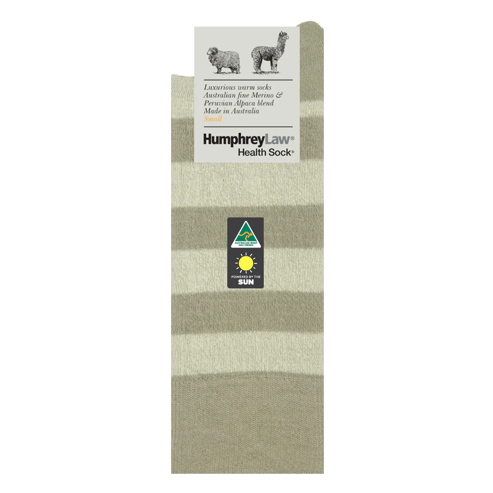 Humphrey Law Alpaca & Merino Stripe Socks