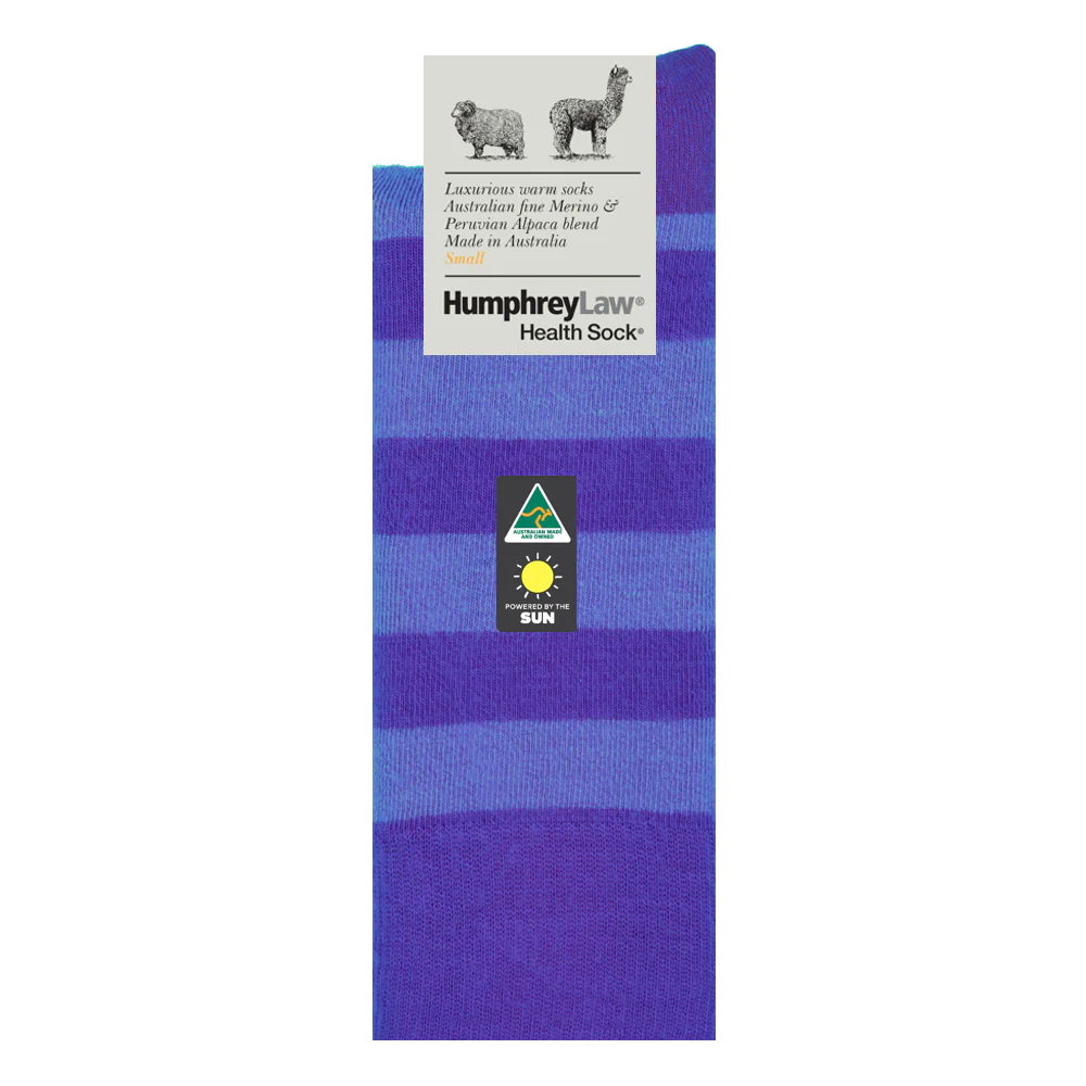 Humphrey Law Alpaca & Merino Stripe Socks