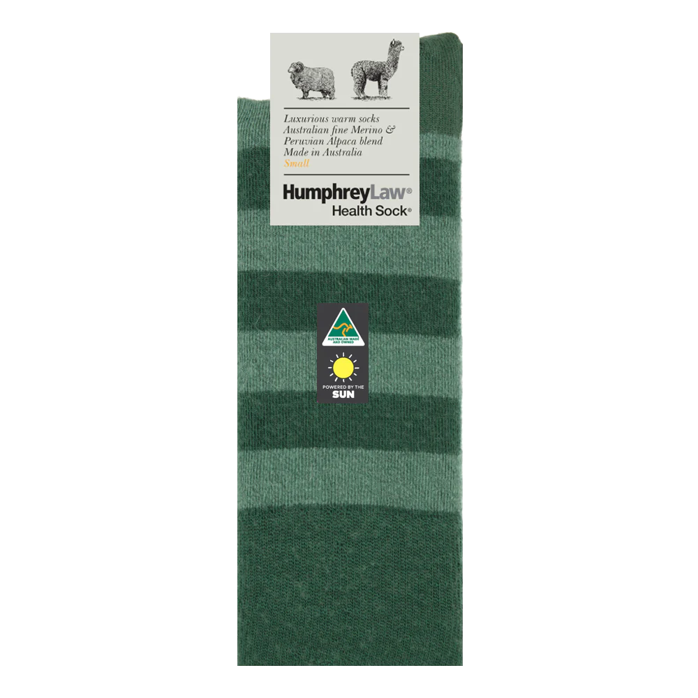 Humphrey Law Alpaca & Merino Stripe Socks