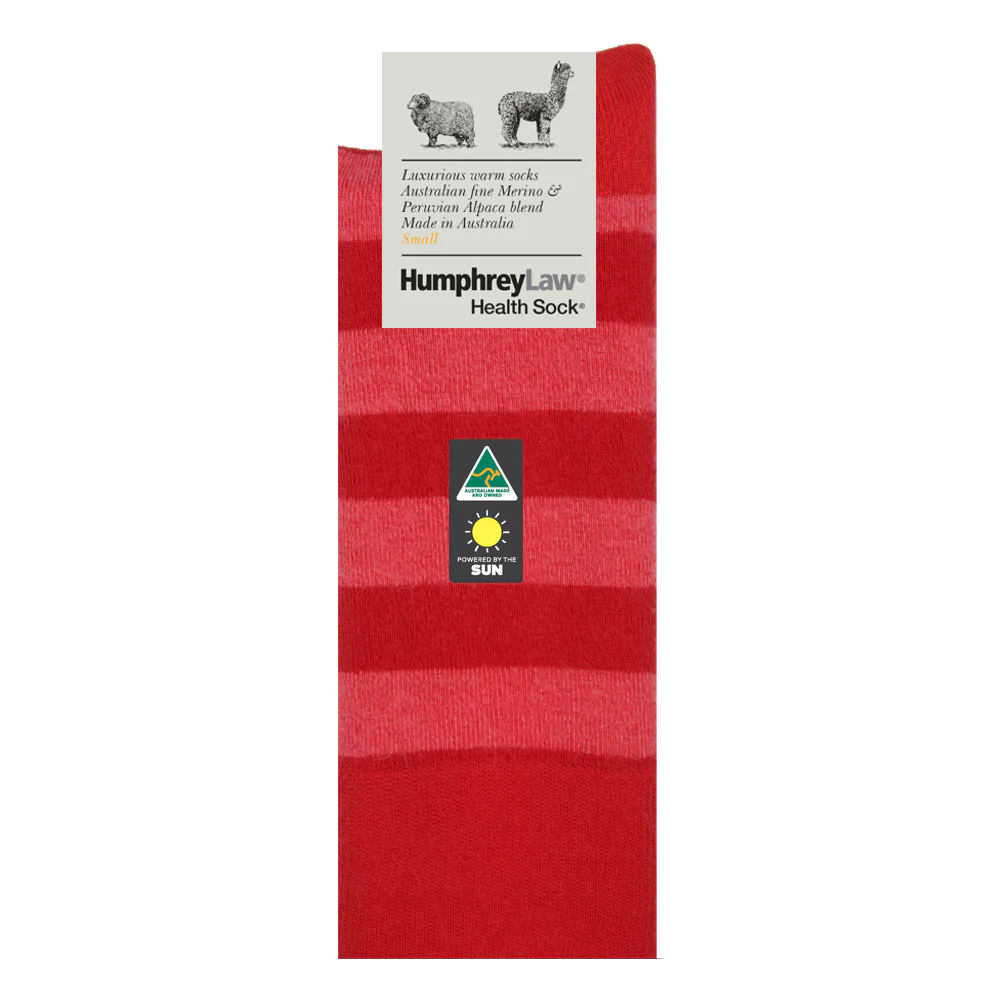 Humphrey Law Alpaca & Merino Stripe Socks