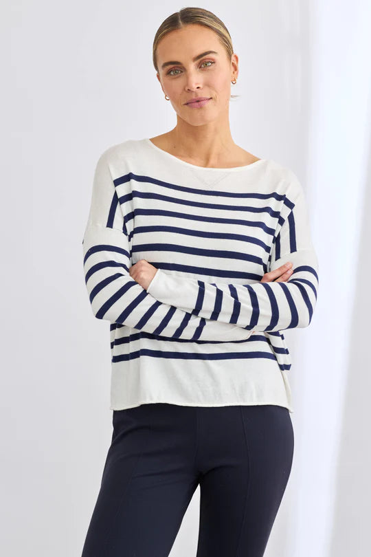 Mia Fratino Como Stripe Crew