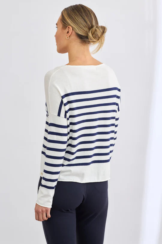 Mia Fratino Como Stripe Crew