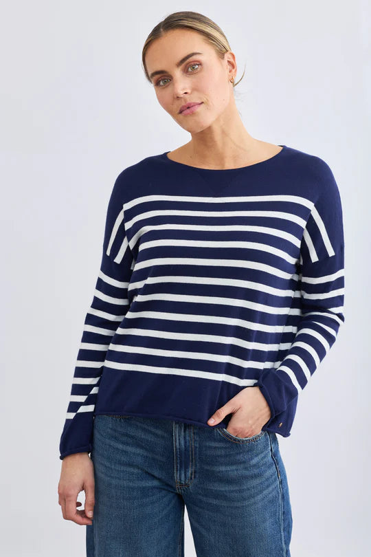 Mia Fratino Como Stripe Crew