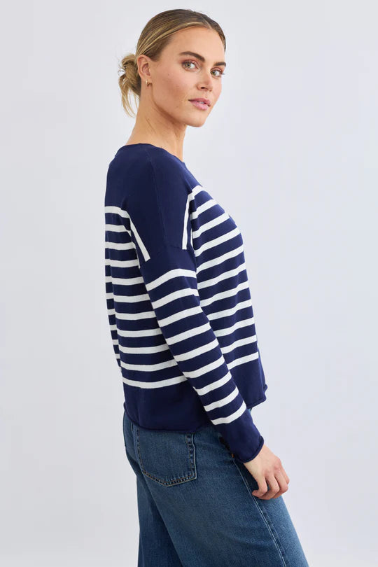 Mia Fratino Como Stripe Crew