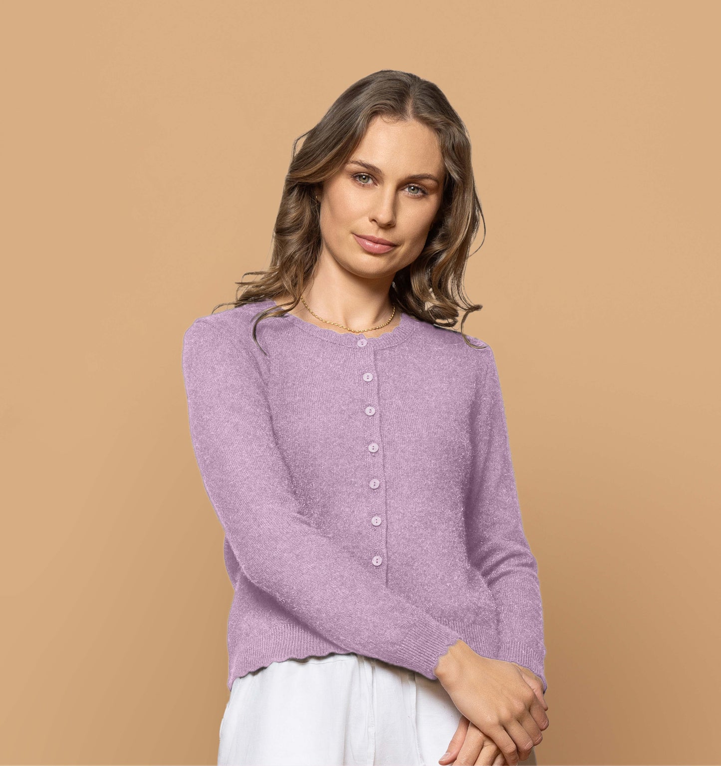 Nobel Wilde Scallop Cardigan