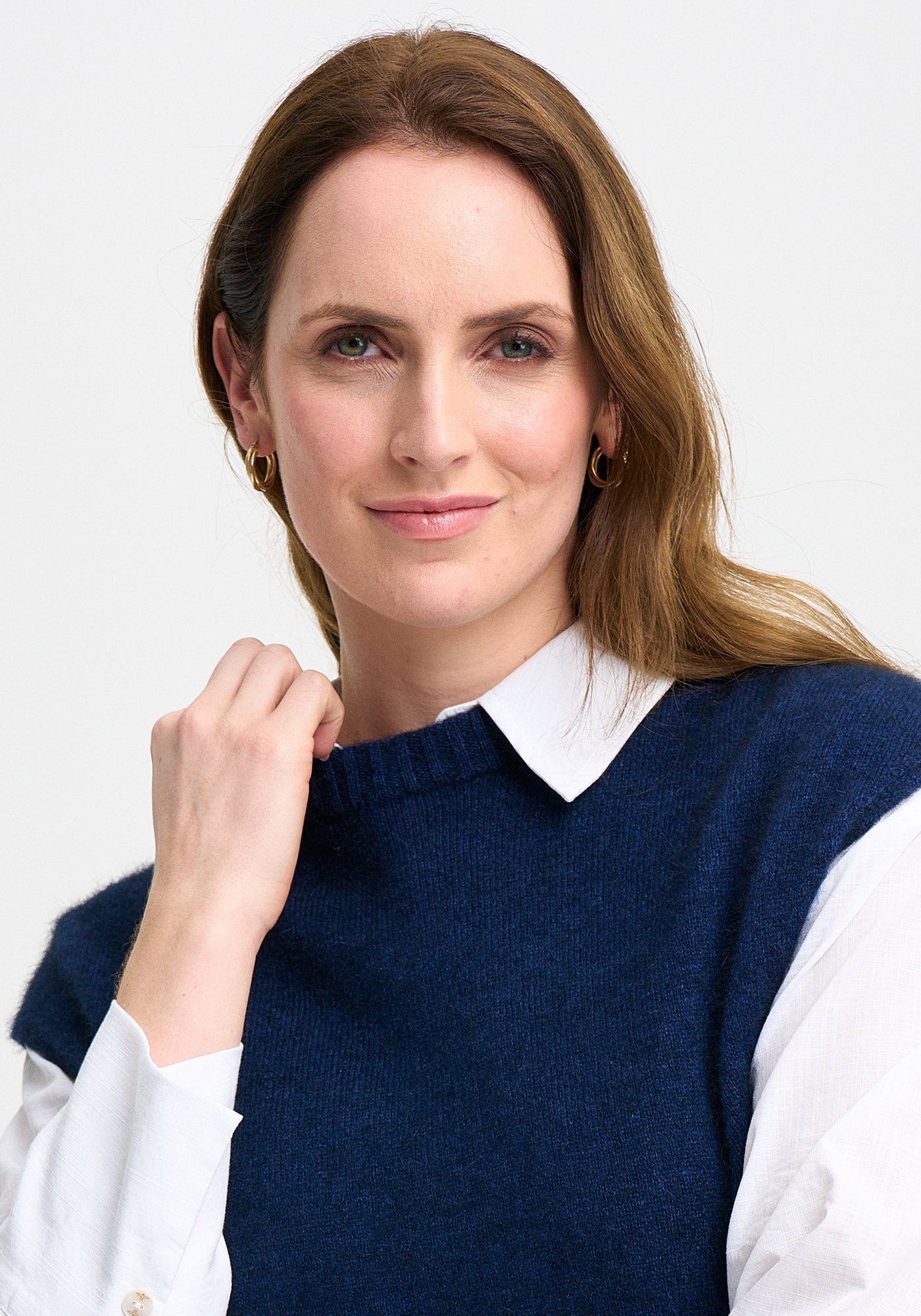 Merinomink Womens Claudia Vest in Merino and Possum