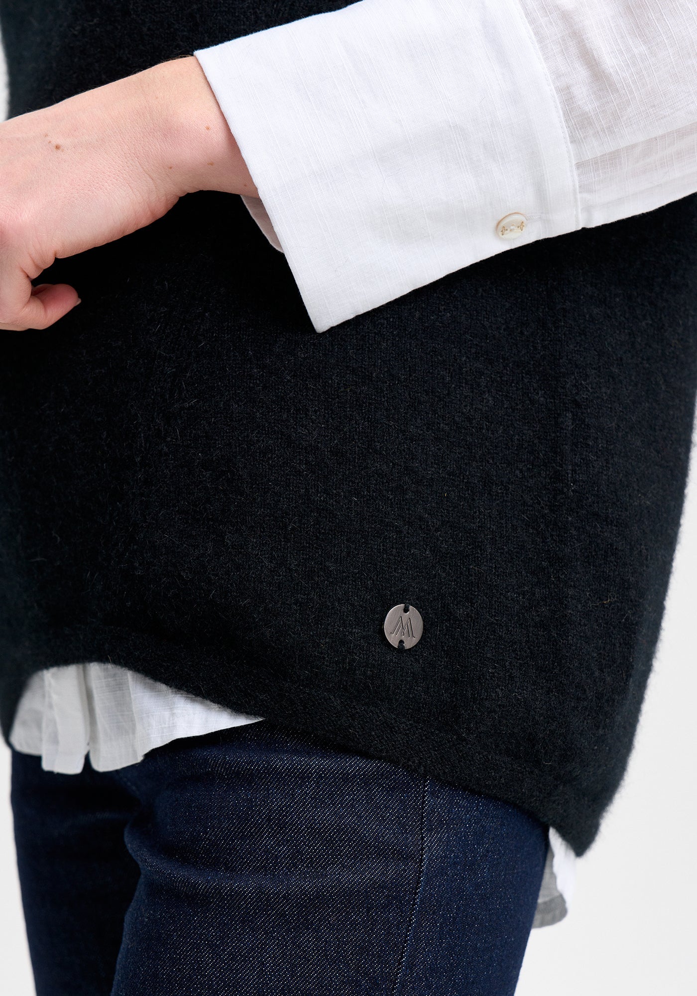 Merinomink Womens Claudia Vest in Merino and Possum
