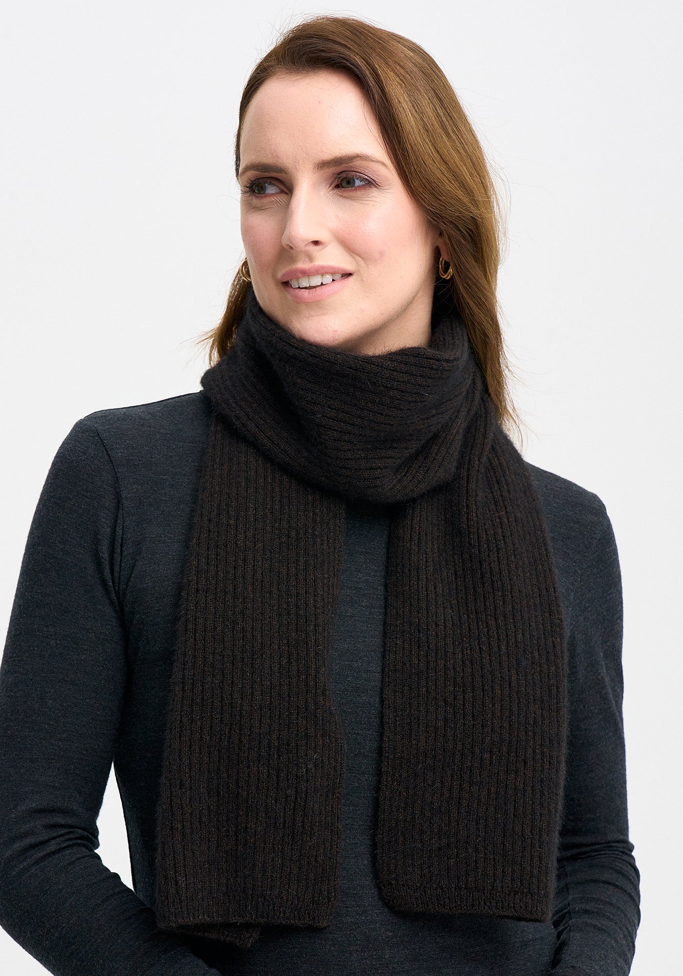 Merinomink Ribbed Scarf