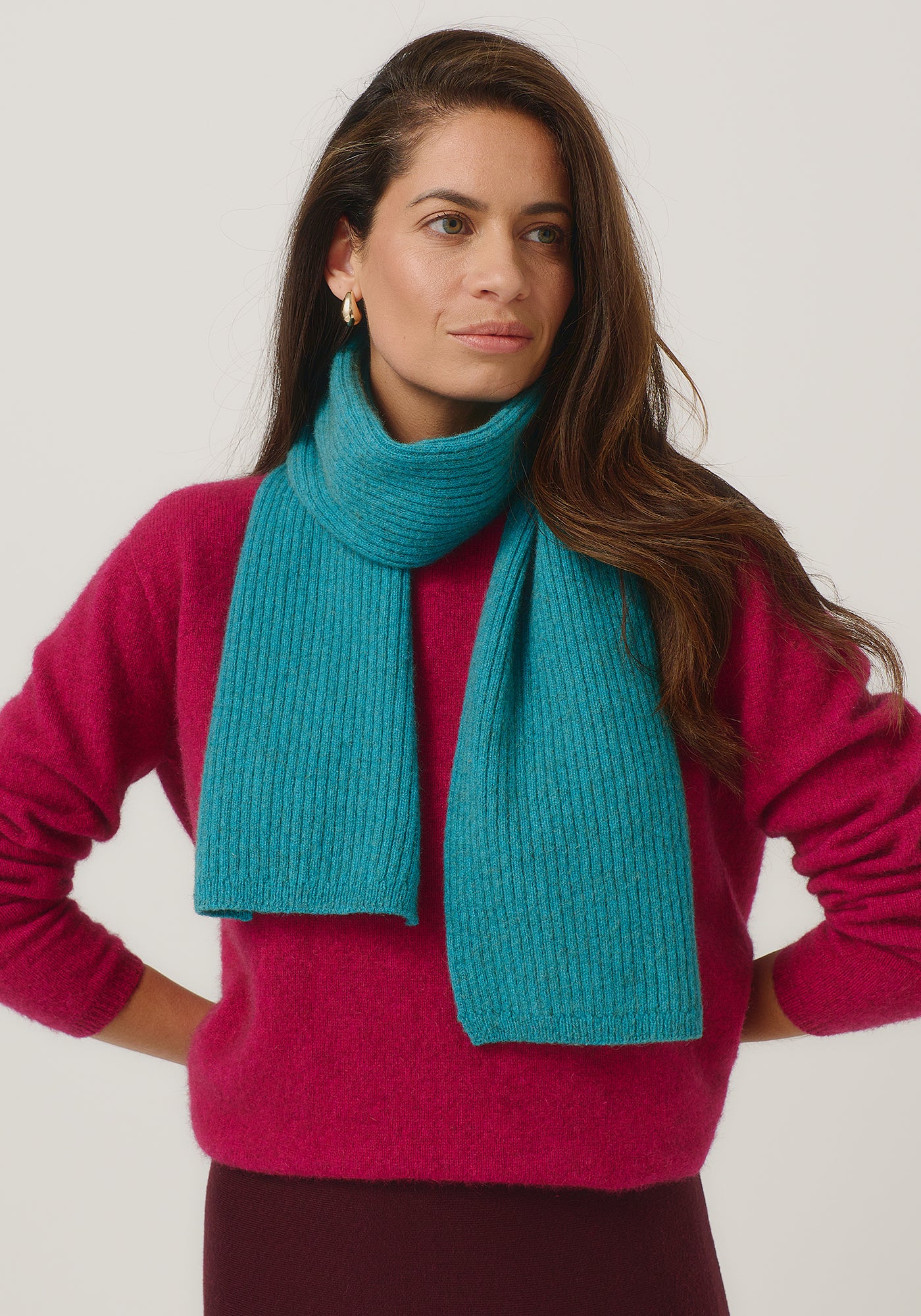 Merinomink Ribbed Scarf