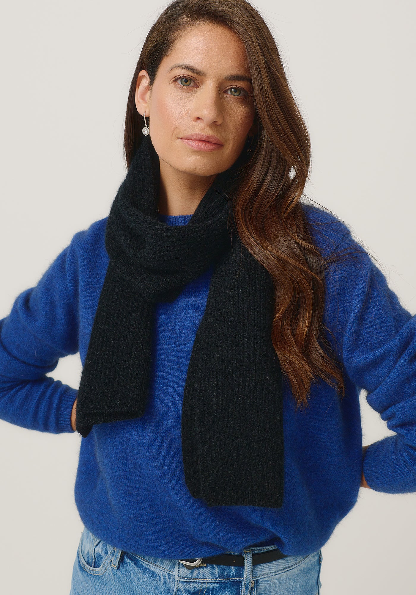 Merinomink Ribbed Scarf