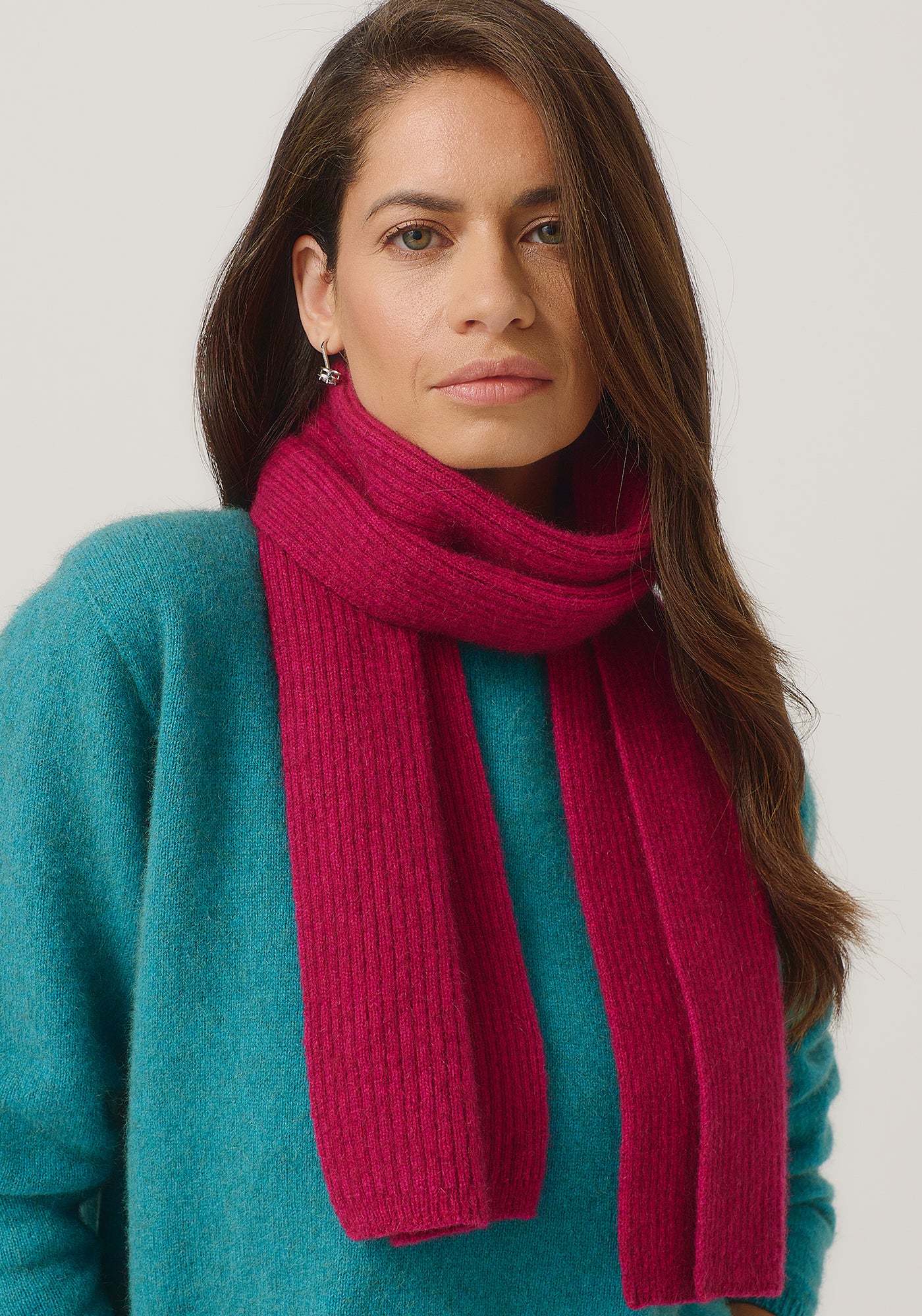 Merinomink Ribbed Scarf