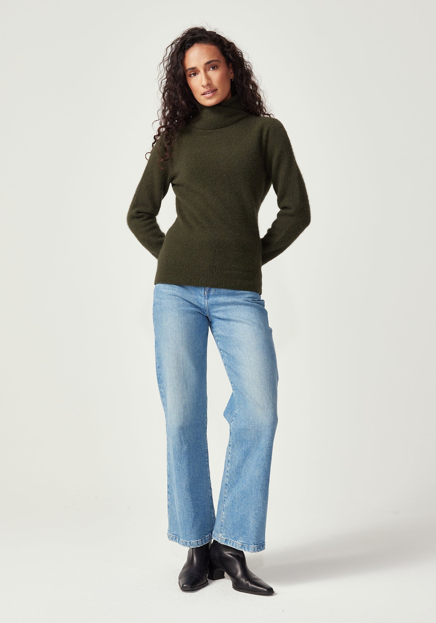 Untouched World Cross Neck Sweater