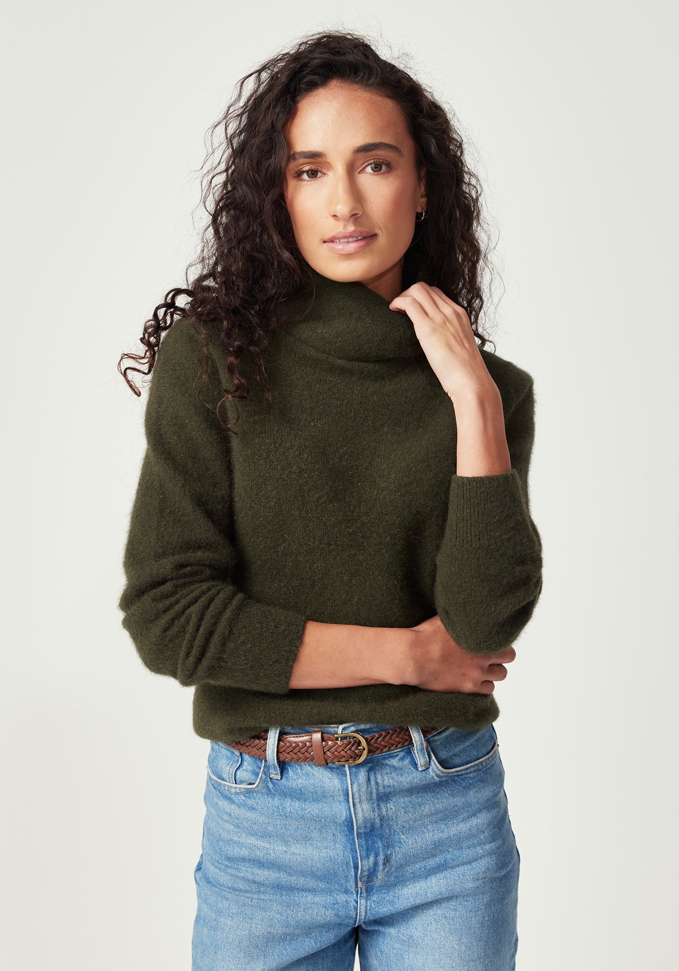 Untouched World Cross Neck Sweater