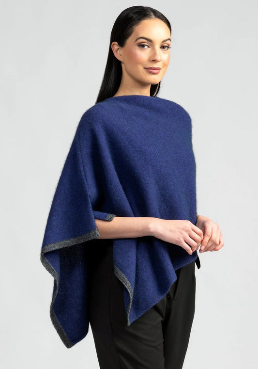 Merinomink Two Tone Poncho