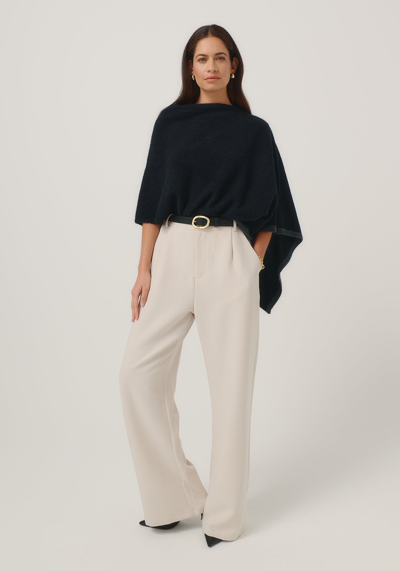Merinomink Two Tone Poncho