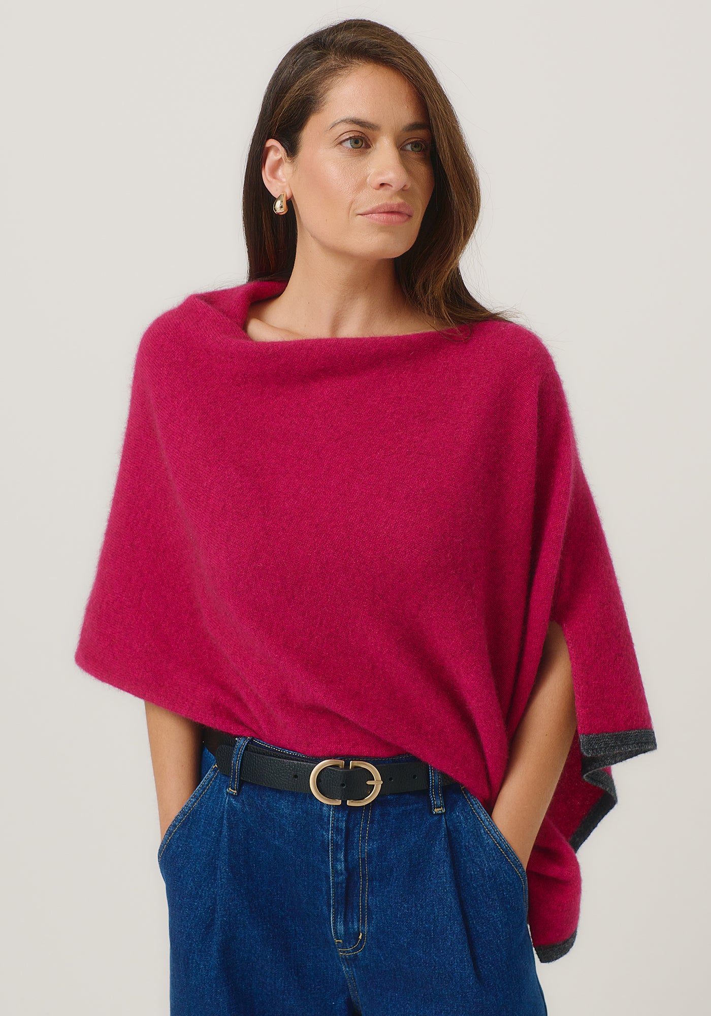 Merinomink Two Tone Poncho