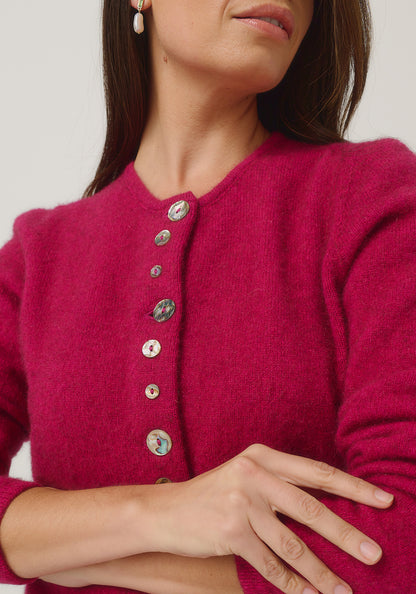 Merinomink Shell Merino Possum Cardigan