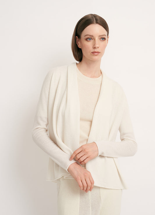 Cashmerism Cropped Flowy Cardigan