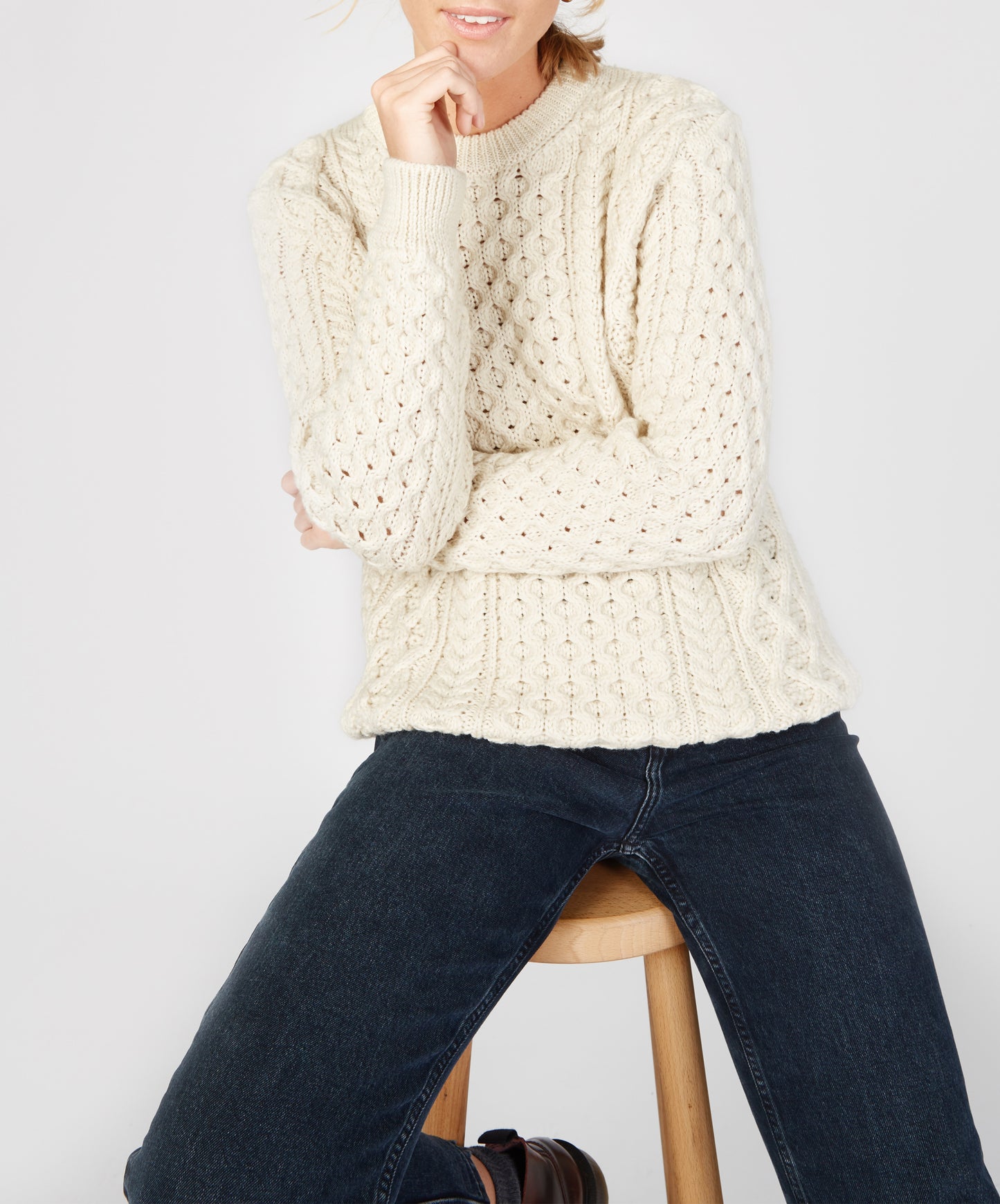 Irelands Eye Honeycomb Sweater