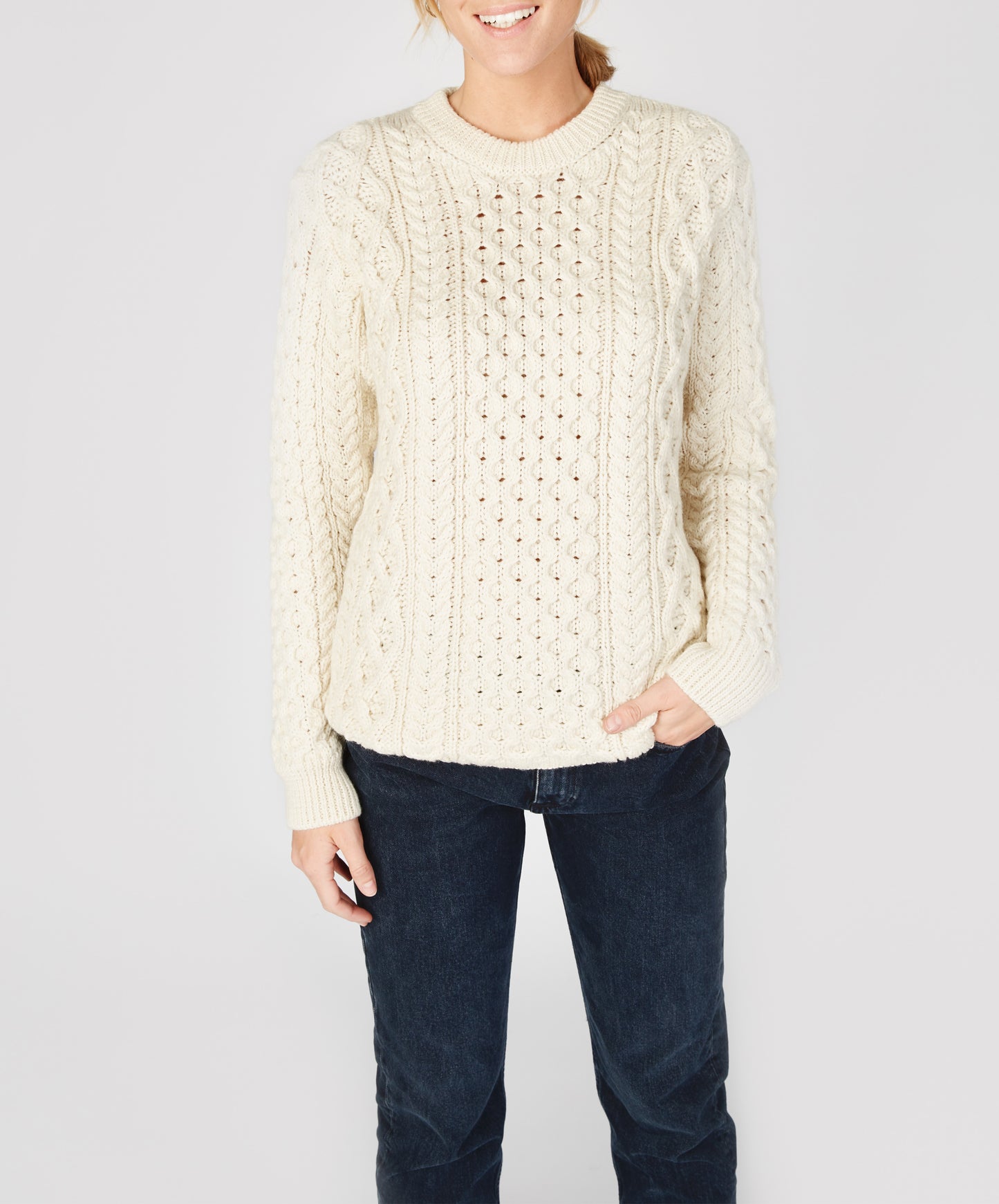 Irelands Eye Honeycomb Sweater