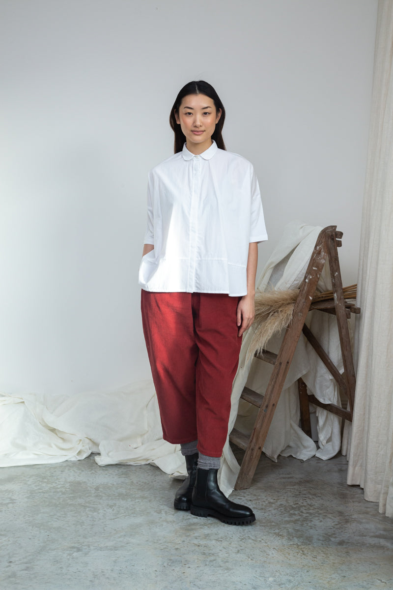 Beaumont Organic Lissie Organic Cotton Jersey and Poplin Shirt