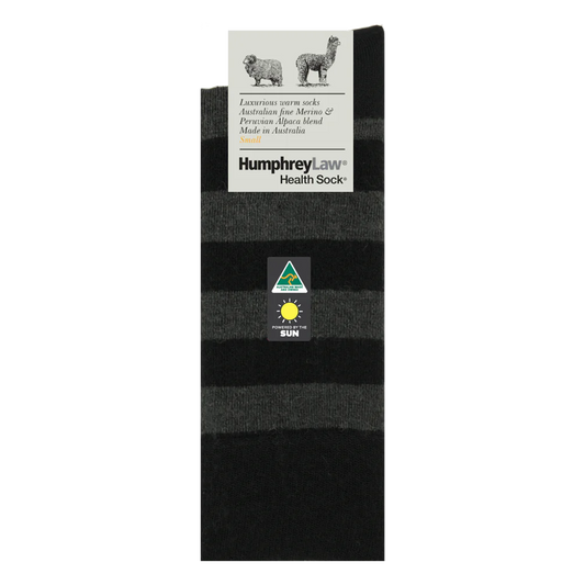 Humphrey Law Alpaca & Merino Stripe Socks