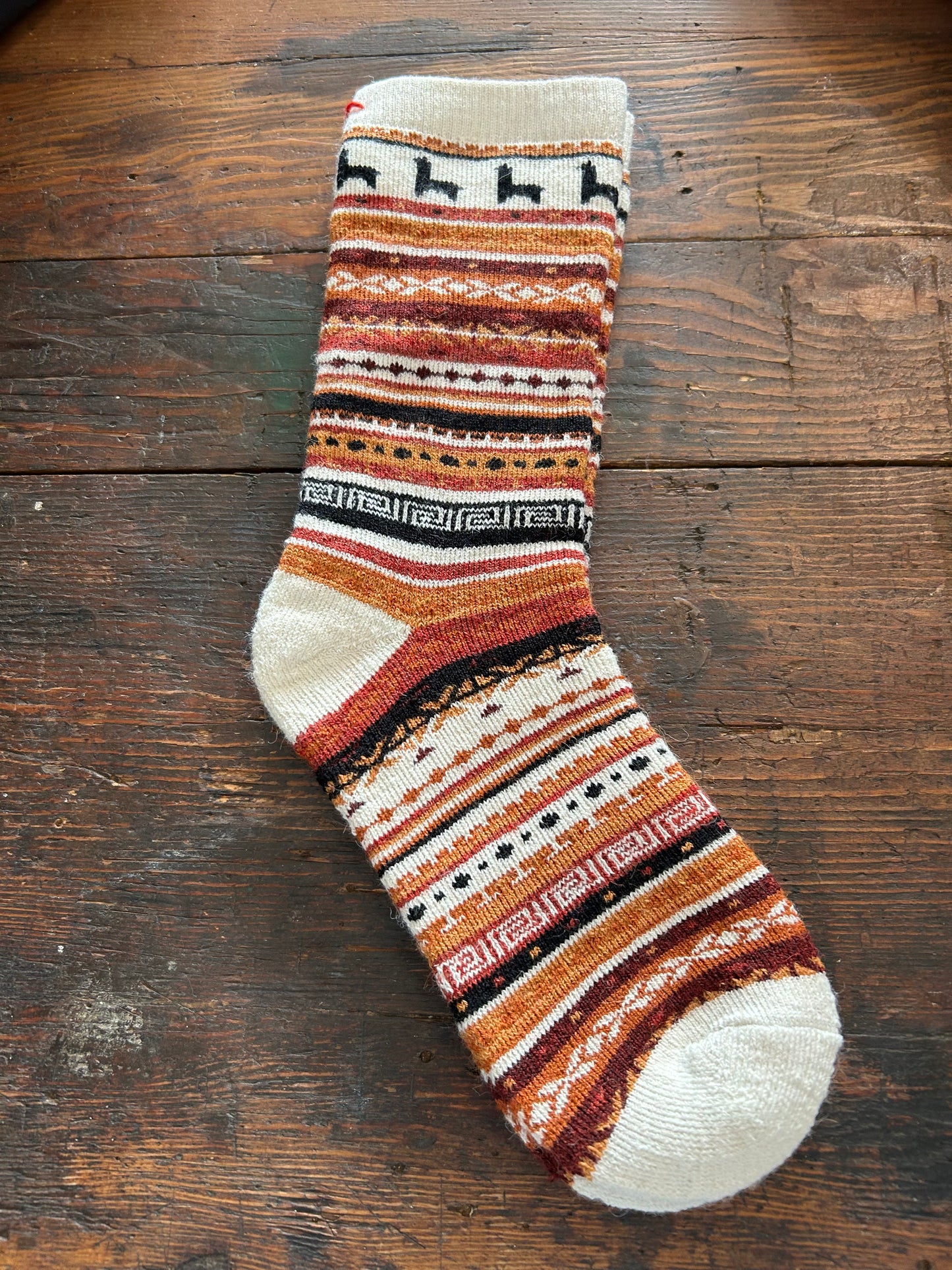 Little Alpaca Peruvian Alpaca Striped Socks