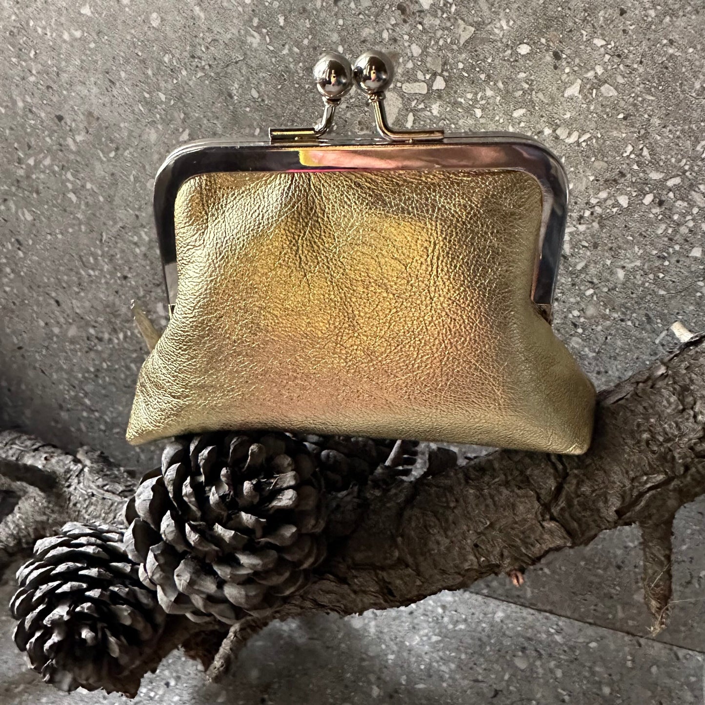 Sitting Pretty Itty Bitty Kisslock Coin Purse