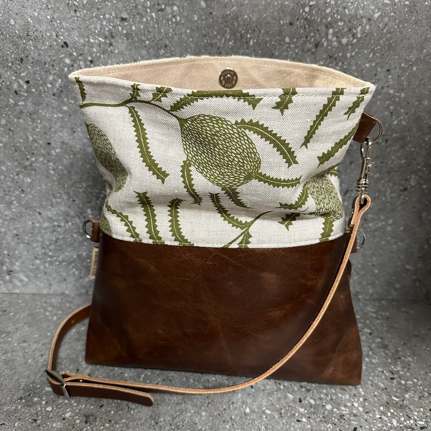Sitting Pretty Grass Fold Over Bag