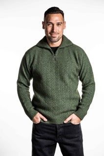 Koru Chevron Zip Jumper