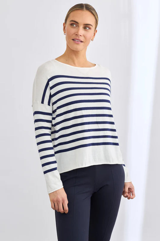 Mia Fratino Como Stripe Crew