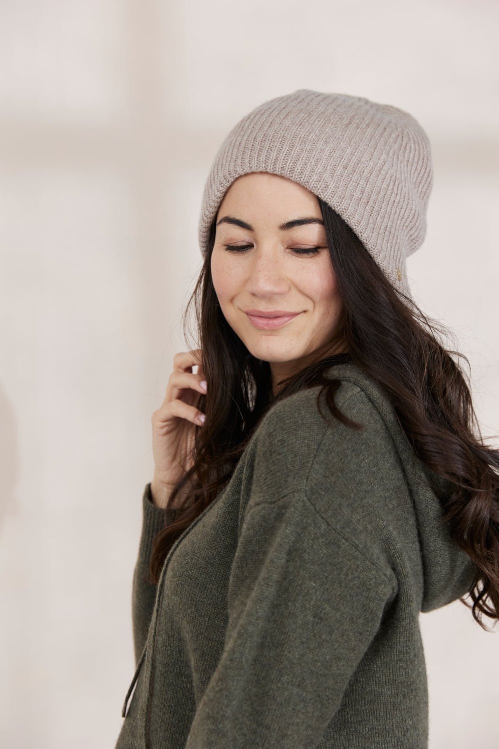 Mia Frantino Ribbed Beanie