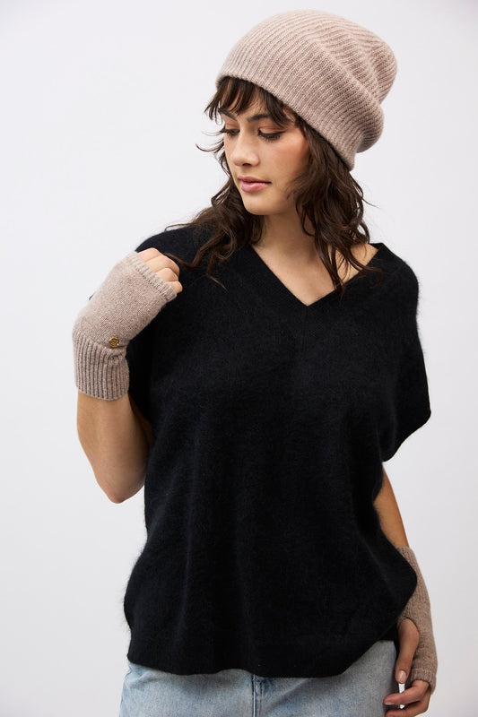 Mia Frantino Ribbed Beanie